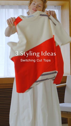HeRIN.CYE | Switching cut tops (Tシャツ・カットソー(半袖