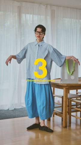 【タグ付き新品】HeRIN.CYE Volume balloon pants Volume balloon pants ボリュームバルーンパンツ（その他パンツ
