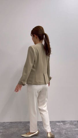 【セットアップ】ノーリーズソフィー ノーカラージャケット&テーパードパンツ ノーカラージャケット｜ジャケット/アウター｜NOLLEY'S sophi