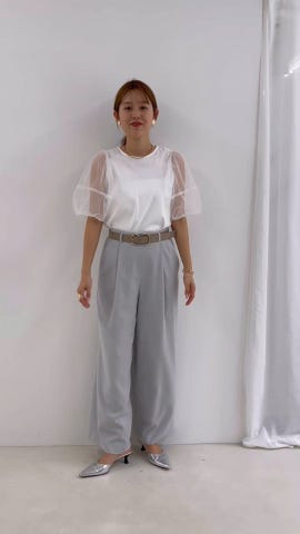 フルーツ　オブ　ライフ バルーンスリーブトップス フルーツ オブ ライフ バルーンスリーブトップス