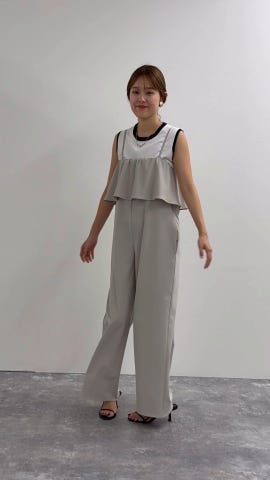 ナグサさま専用　新品  NOLLEY'S  ウォッシャブルサロペット　ブラック NOLLEY'S(ノーリーズ)のウォッシャブルサロペット通販 | 集英社