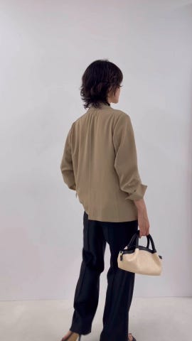 ウォッシャブルエコボイルテーラードジャケット（5-0035-4-05