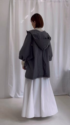 新品未使用　タグ付き　yori グレー ポンチョ 36 新品未使用 タグ付き yori グレー ポンチョ 36