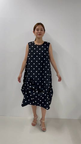 WEB限定 SPECIAL SALE！］ノースリーブ変形ワンピース（4-0203-3-07 