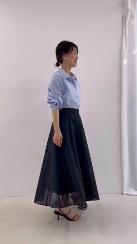 新品未使用　フォクシー　イリプスフレア　スカート　ソフィーブルー Blue. – FOXEY 公式オンラインブティック