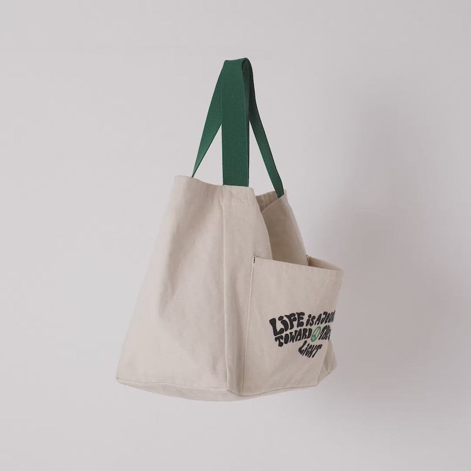 エンブロイダリー キャンバスバッグ | CANVAS TOTE BAG | HOLLYWOOD