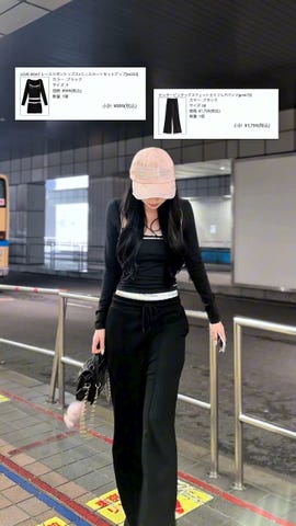 ピン、レディース、ブラック ゴルフパンツ RANAN スラックス パンツ 「24AW新色追加」裏起毛美脚シルエット
