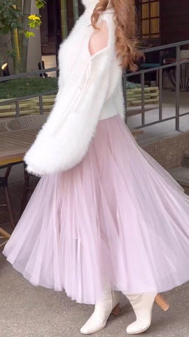 ショルダーオープンシャギーニットトップス[kz490] | レディース