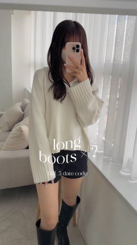 カシュクールニットトップスXニットキャミワンピース