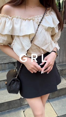 2wayクロスラッフルブラウス[nk20] | レディースファッション通販の