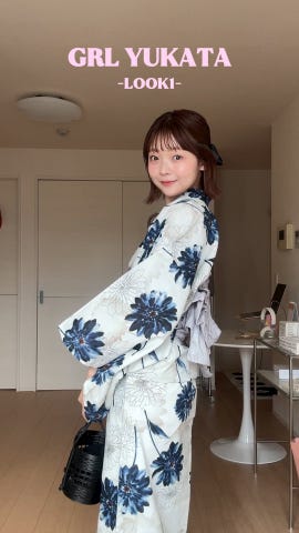 ◎GRL [tu1495] ガーベラ浴衣セット浴衣と帯　2点セット　新品　新作 ガーベラ浴衣セット[tu1495] | レディースファッション通販の
