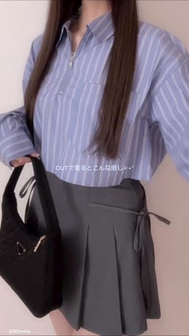 インパン裏地付きリボンプリーツミニスカート[gn196] | レディース