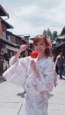 三上悠亜着用！グレイル　ぼかし花柄浴衣セット[gi1506] 浴衣　帯　2点 ひめか ぼかし花柄浴衣セット[gi1506] | レディースファッション通販の