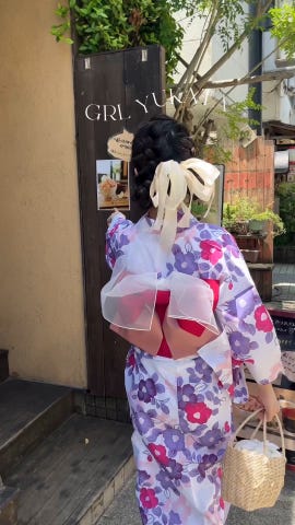 オーガンジー×サテンリボンバレッタ[fy010] | レディース