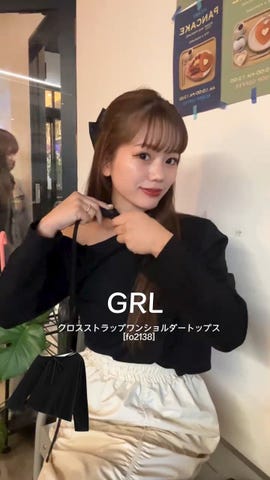 クロスストラップワンショルダートップス[fo2138] | レディース