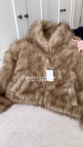 GRL ショート丈　ファージャケット値下げ不可 ショート丈ファージャケット[ze817] | レディースファッション