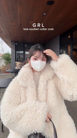 ボアステンカラーコート[on175] | レディースファッション通販の