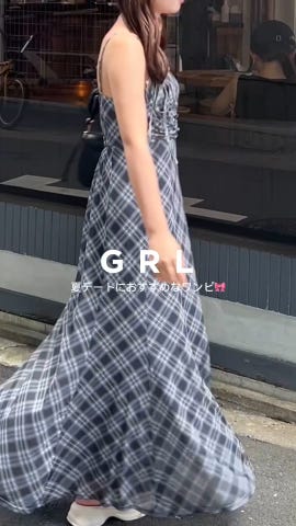キャミソールワンピース　ガーリー　ゴスロリ　タータンチェック柄　リボン　レース レトロガーリー♡チェック柄キャミワンピース A0293 | retro_n
