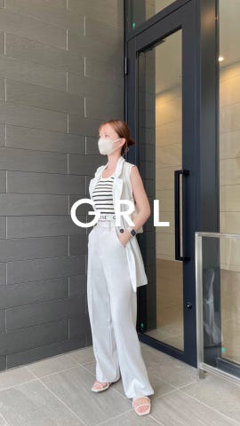 サイドベルトベスト[k8861x] | レディースファッション通販のグレイル