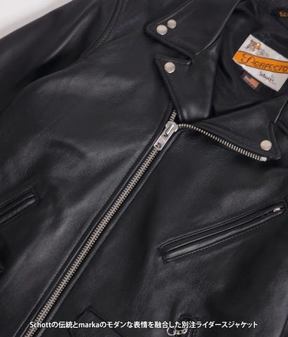 別注 Schott x marka for ARKnets DOUBLE RIDERS JACKET | marka