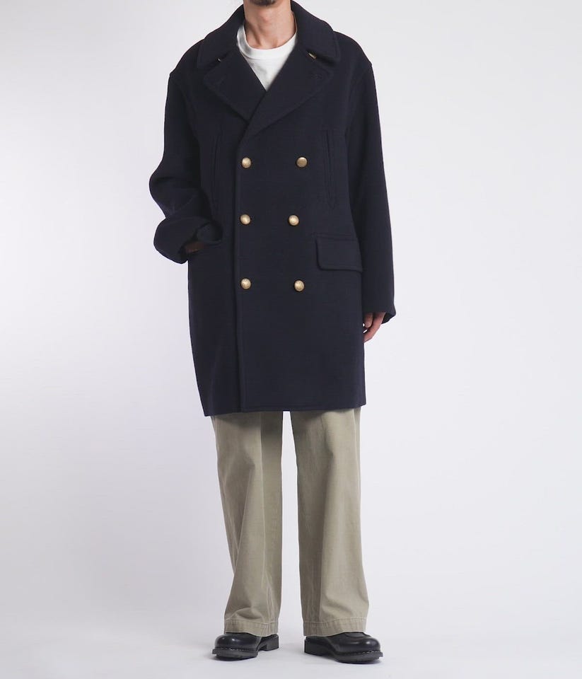 別注 Wool Cashmere Pea Coat | blurhms(ブラームス) / アウター