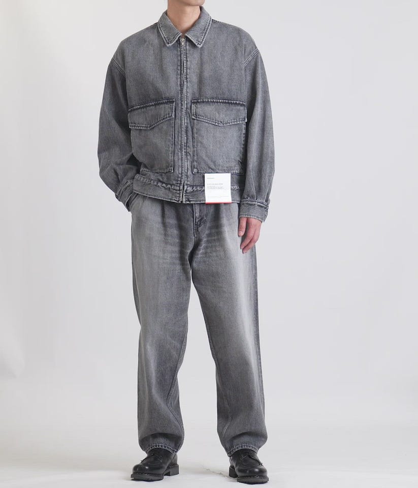   JEANS グラフィックジャケット Selvage Denim Zip Jacket | Graphpaper(グラフペーパー) / アウター