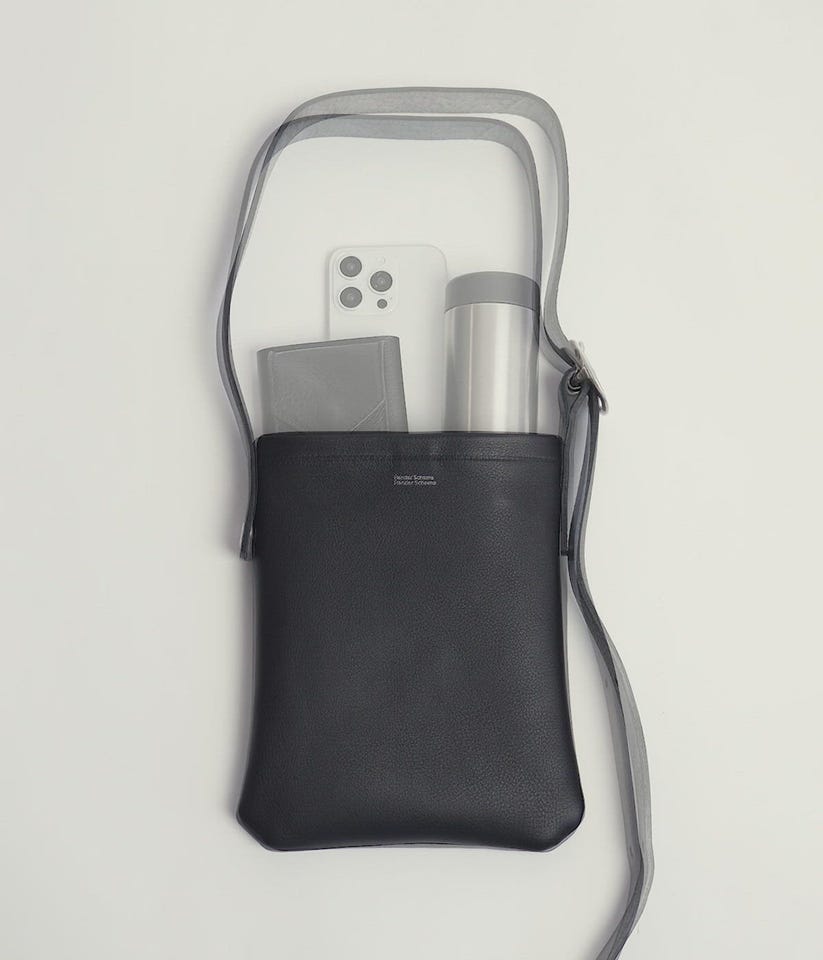 エンダスキマ　ミニポーチ　ボディバック Hender Scheme（エンダースキーマ） ： cow waist pouch bag ： tq-rb