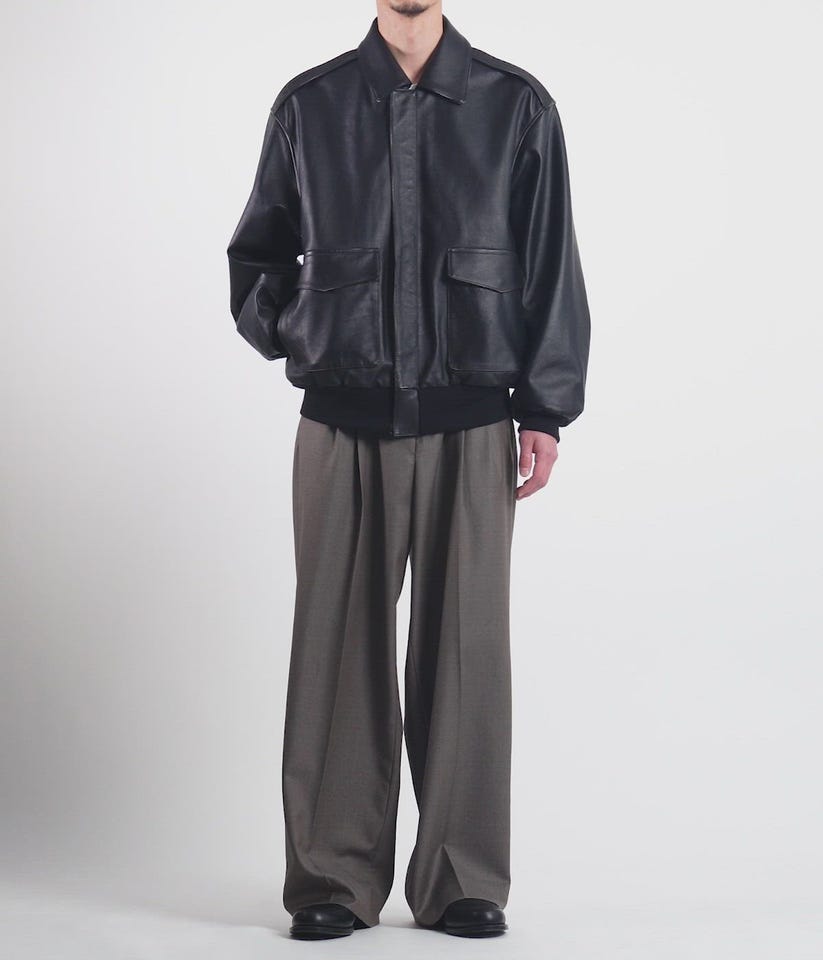 COW LEATHER VINTAGE FLIGHT JACKET | ssstein(シュタイン) / アウター