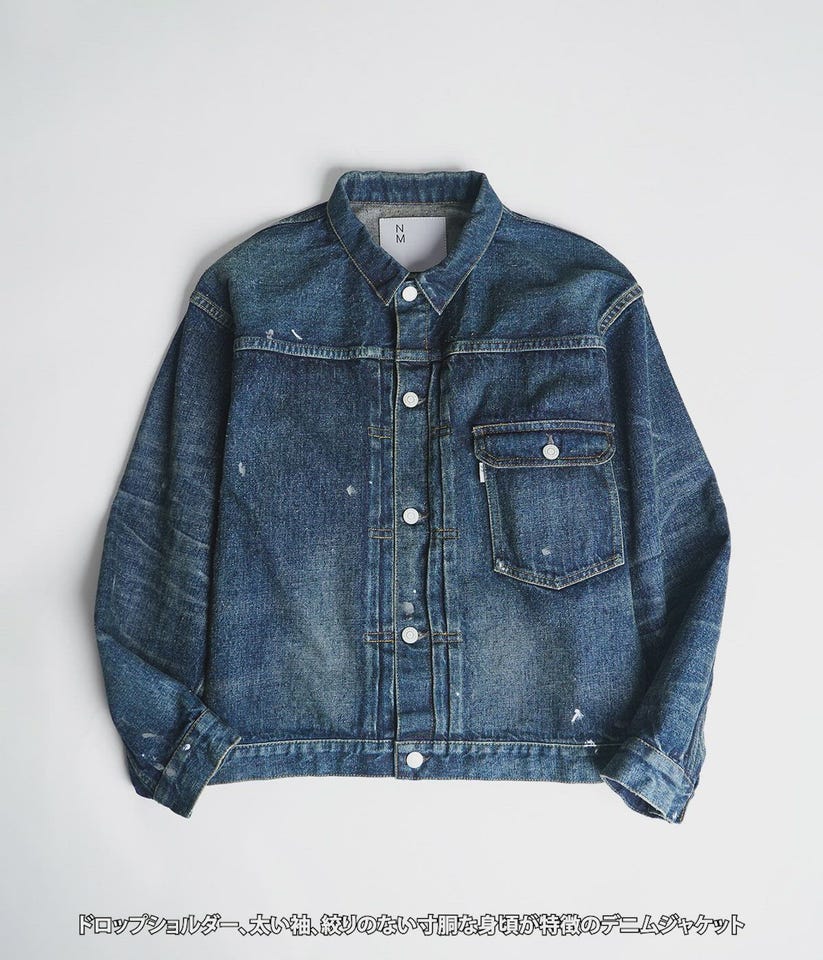 001 T-BACK DENIM JACKET | New Manual(ニューマニュアル) / アウター