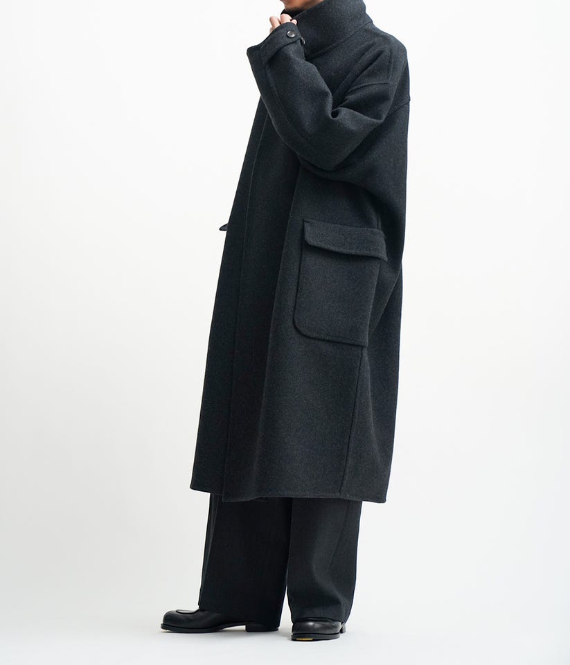Wool Cashmere Double Breasted Rever Coat | YOKE(ヨーク) / アウター
