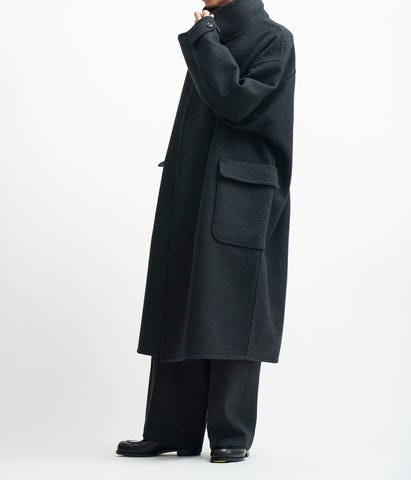 Wool Cashmere Double Breasted Rever Coat | YOKE(ヨーク) / アウター