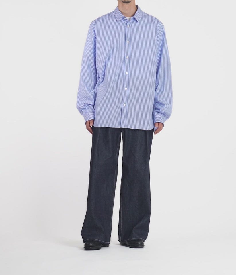 別注 Selvage Denim Tuck Wide Pants | Graphpaper(グラフペーパー