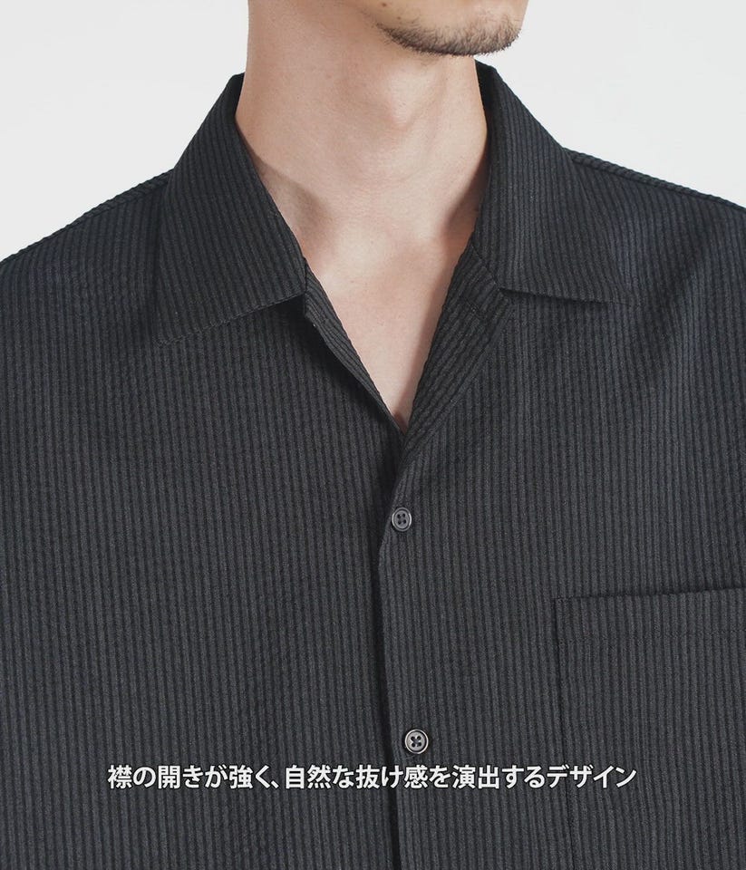 別注 OPEN COLLAR S/S SHIRT | marka(マーカ) / トップス 半袖シャツ