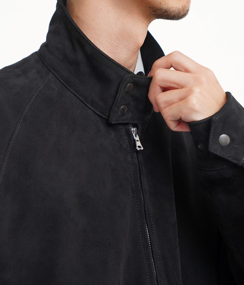 別注】SUEDE DOG EAR JACKET -GOAT SUEDE- | marka(マーカ) / アウター