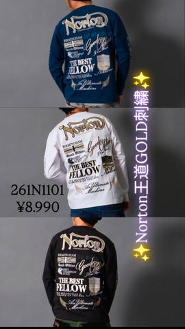 Norton] ゴールド刺繍 MAX ロンT | PEET ONLINE STORE