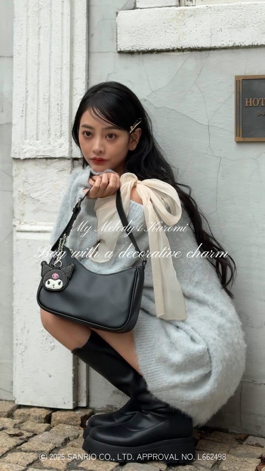 クロミ チャーム付きバッグ(F BLACK): バッグ｜PMbox P&M OFFICIAL