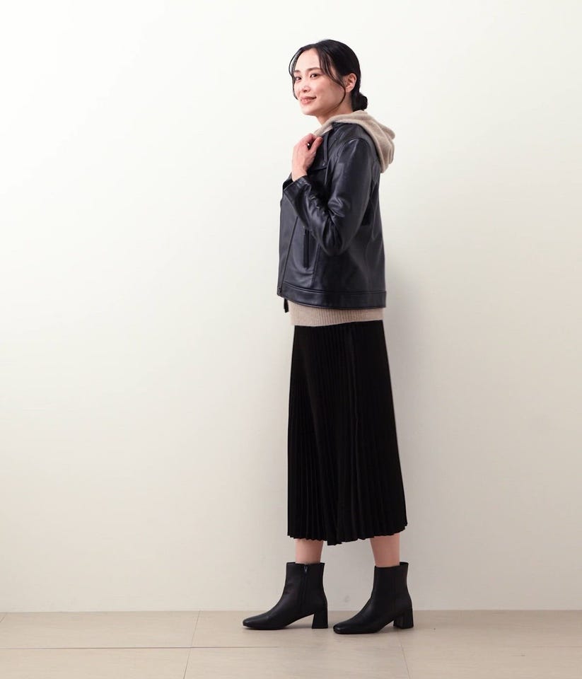 ゴートレザー ダブルブレストライダースジャケット(51556870-2025