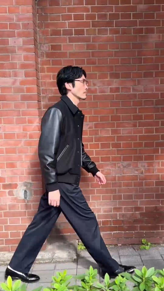 NEWYORKER MELTON スタジアムジャンパー(85436850-2025)｜ファッション