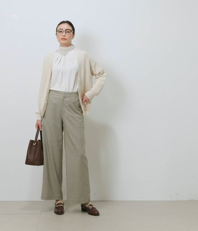 L】カラードガンクラブチェック マリンパンツ(54333263-2024