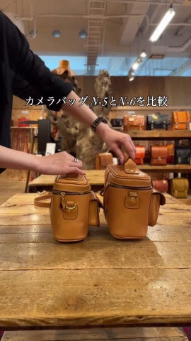 普段使いや旅行でも気軽に使える革のミニカメラバッグ / 革鞄のHERZ 