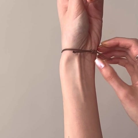 シルバーコードブレスレット（ブラウン）｜ブレスレット｜ノジェス