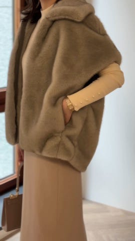 エコファー ベスト HUIT 全2色｜hit271-0277【1】 - ジレ