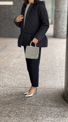 12/中旬～下旬頃発送予定！マルチway キルティング ジャケット HUIT 全