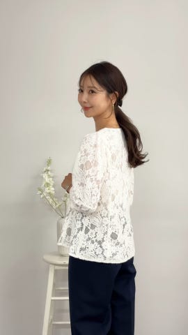 マリン ワイド パンツ le reve vaniller 全3色｜lvn721-2069【3