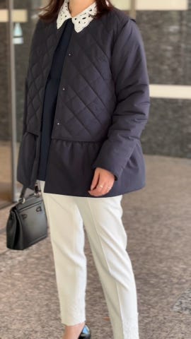 12/中旬～下旬頃発送予定！マルチway キルティング ジャケット HUIT 全