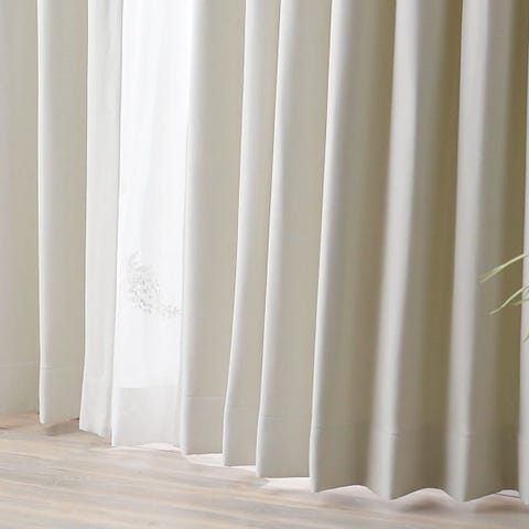 遮光3級｜ナチュラルベーシック遮光（アイボリー）｜カーテン 